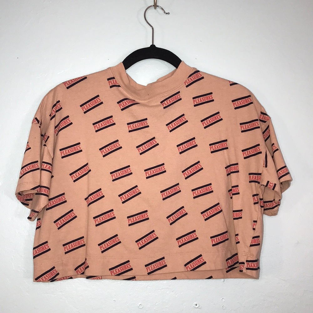 ✨Forever 21 “Pleasures”  Cropped Tee✨